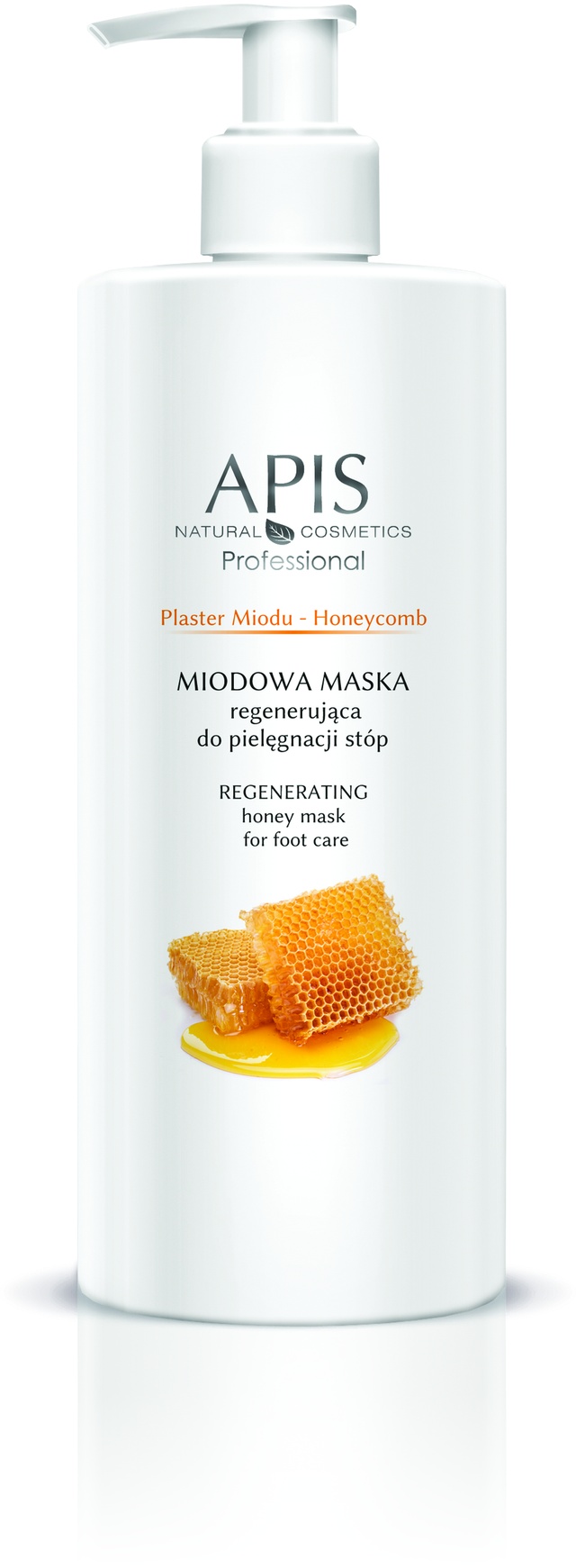 Maska miodowa do stóp z mleczkiem pszczelim i wit. A+E