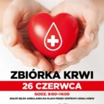 Sobotnia zbiórka krwi przed Atrium Copernicus